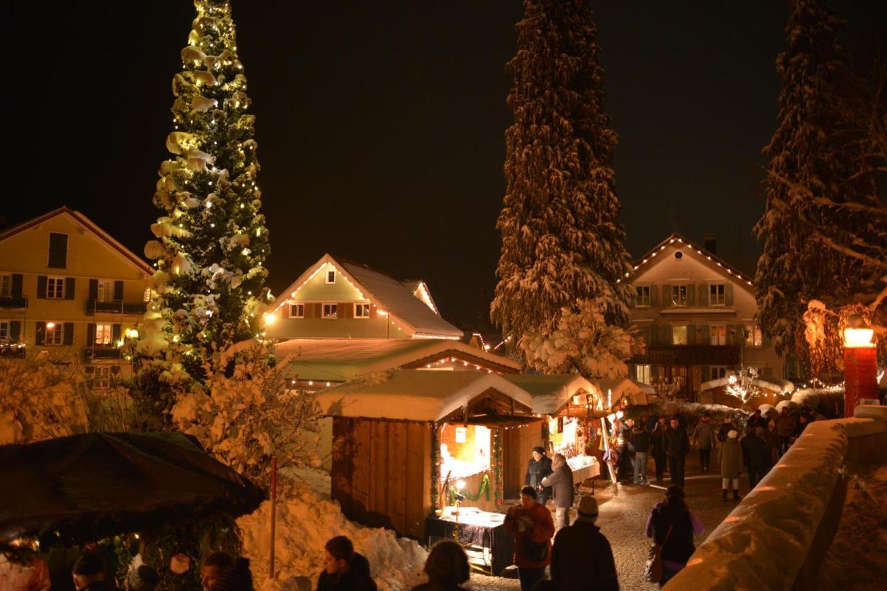 Hotel Alpenrose Gut Schlafen & Fruehstuecken Scheidegg Dış mekan fotoğraf