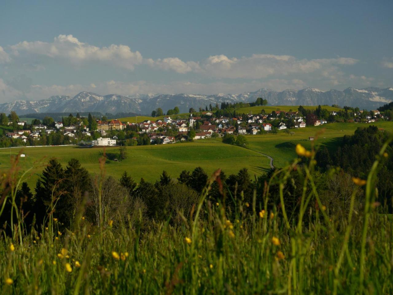 Hotel Alpenrose Gut Schlafen & Fruehstuecken Scheidegg Dış mekan fotoğraf