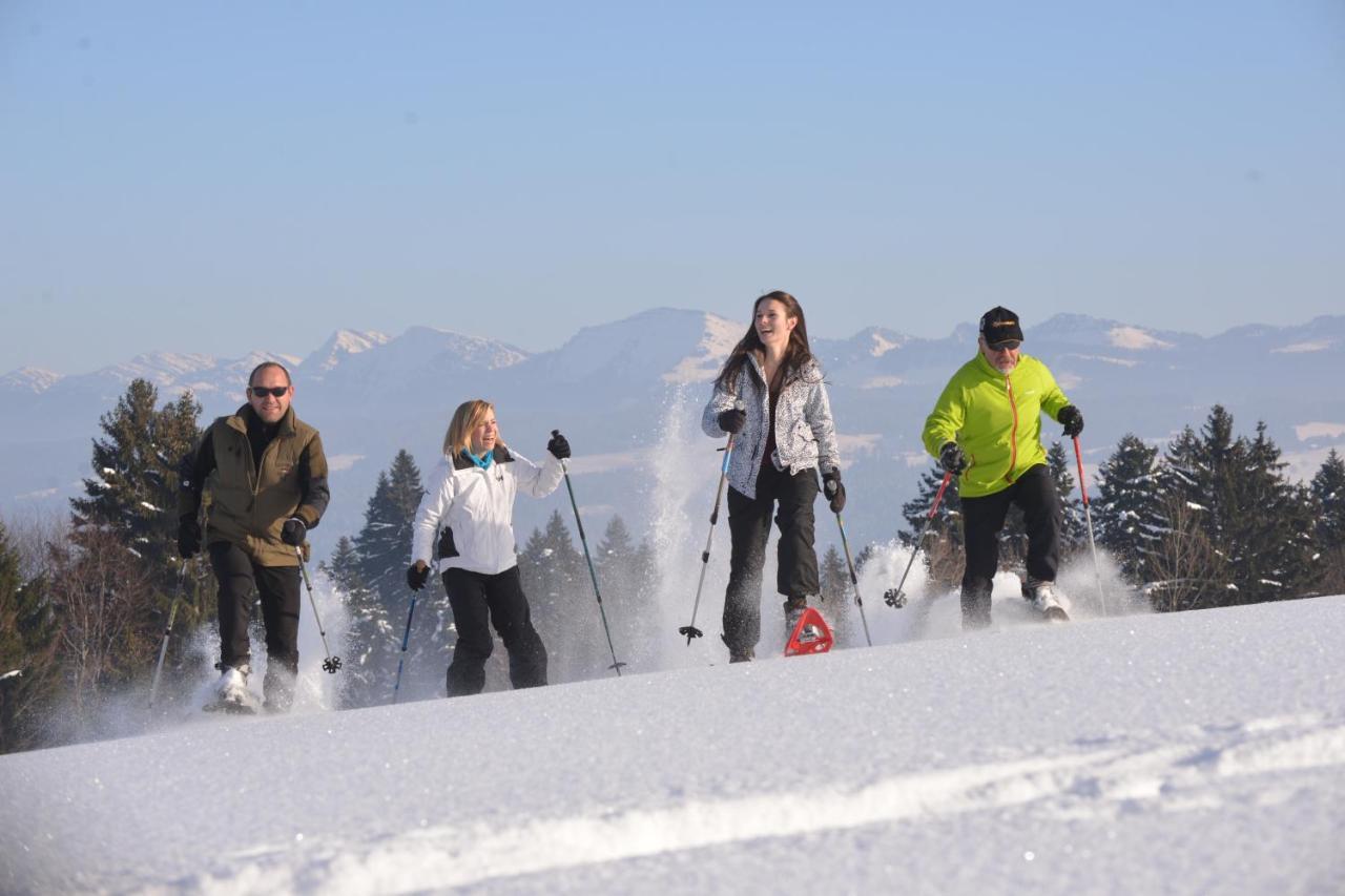 Hotel Alpenrose Gut Schlafen & Fruehstuecken Scheidegg Dış mekan fotoğraf