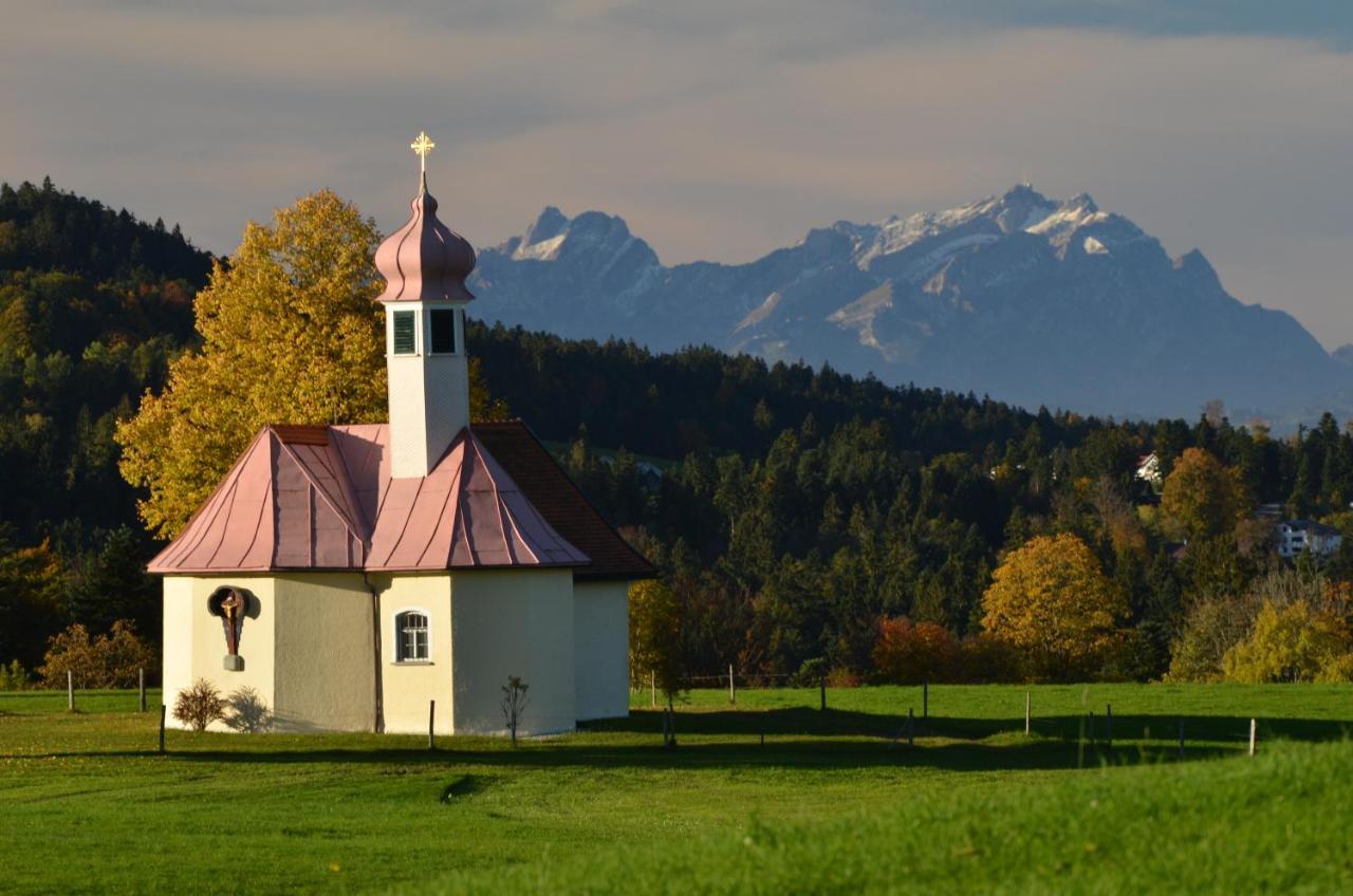 Hotel Alpenrose Gut Schlafen & Fruehstuecken Scheidegg Dış mekan fotoğraf